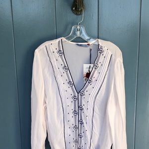 Johnny Was Peasant Blouse